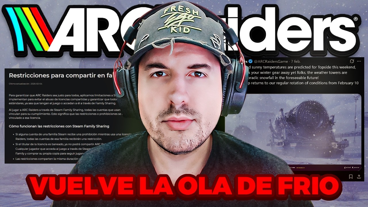 VUELVE LA OLA DE FRIO A ARC RAIDERS... (pero siguen perdonando a los Hackers)