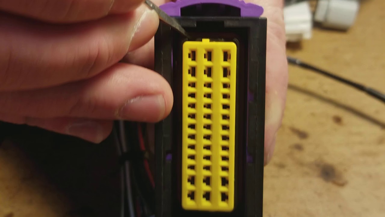 How to depin and repin an ECU Master PCM on our Wiring Specialties engine harness.