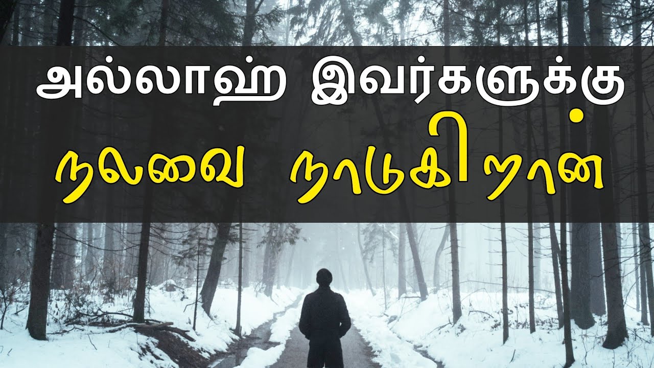 அல்லாஹ் இவர்களுக்கு நலவை நாடுகிறான்
