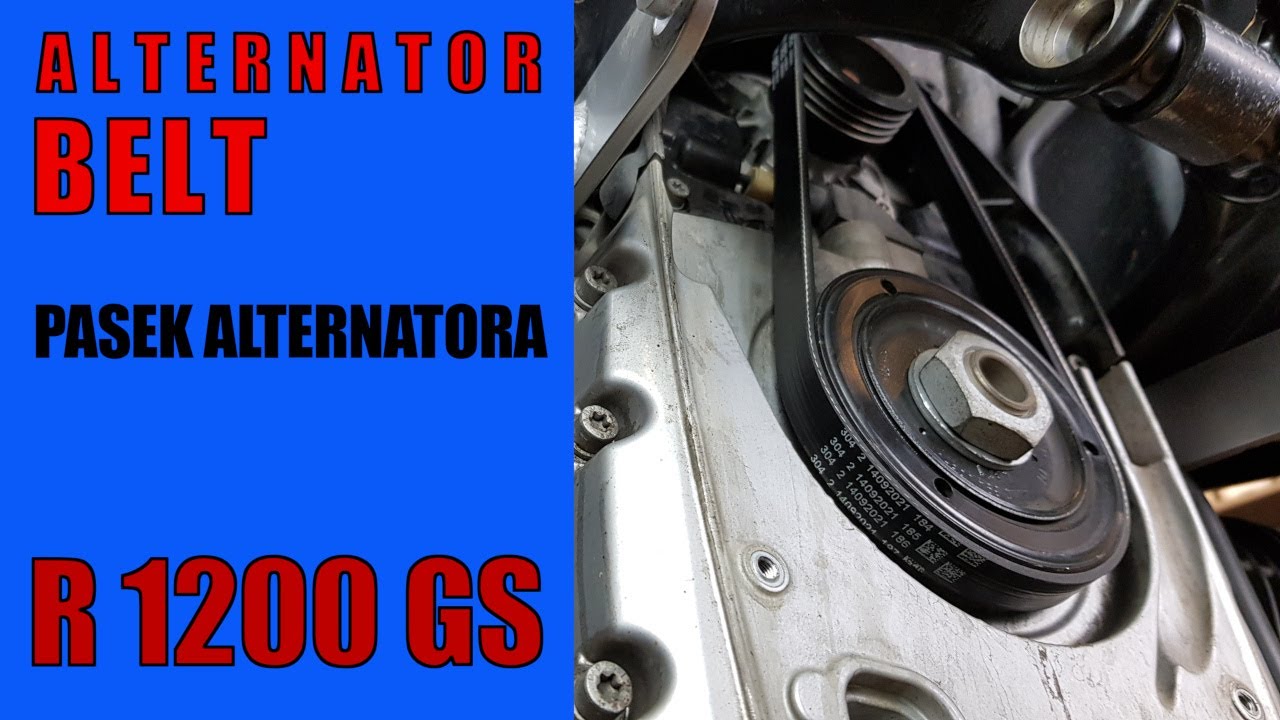 BMW R 1200 GS Wymiana paska alternatora