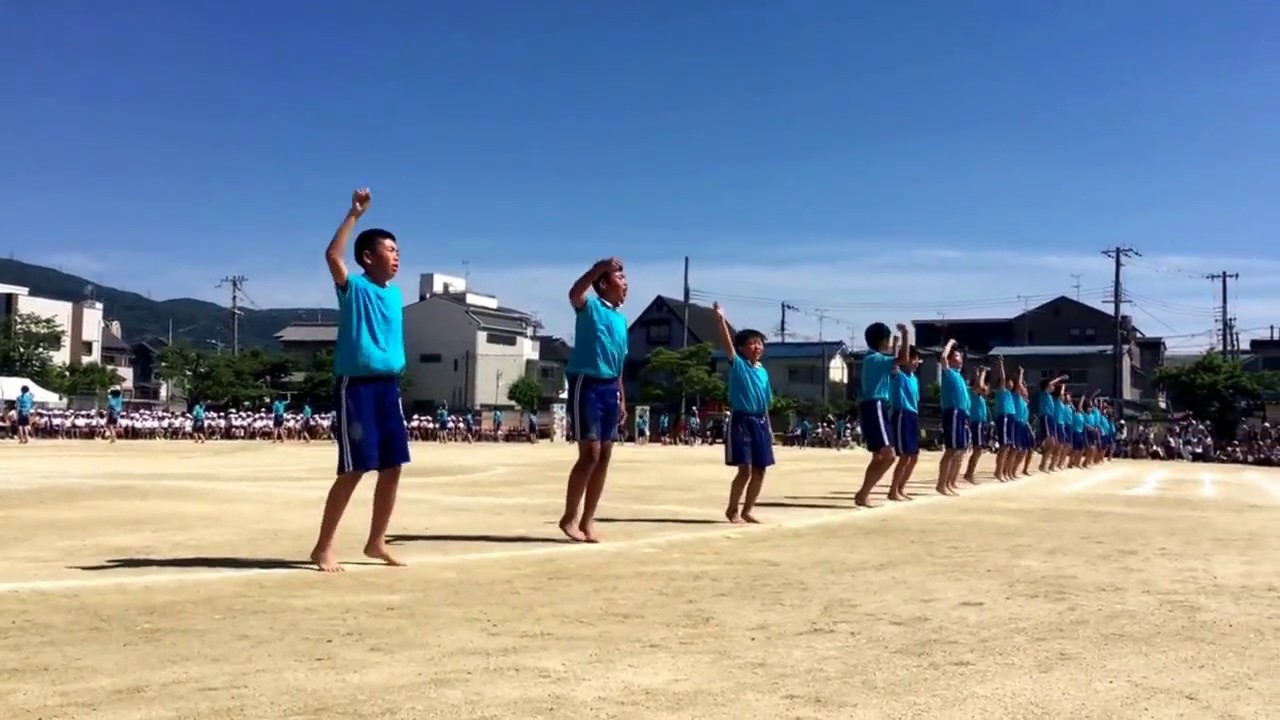 2017運動会 泉小学校 六年生組体操