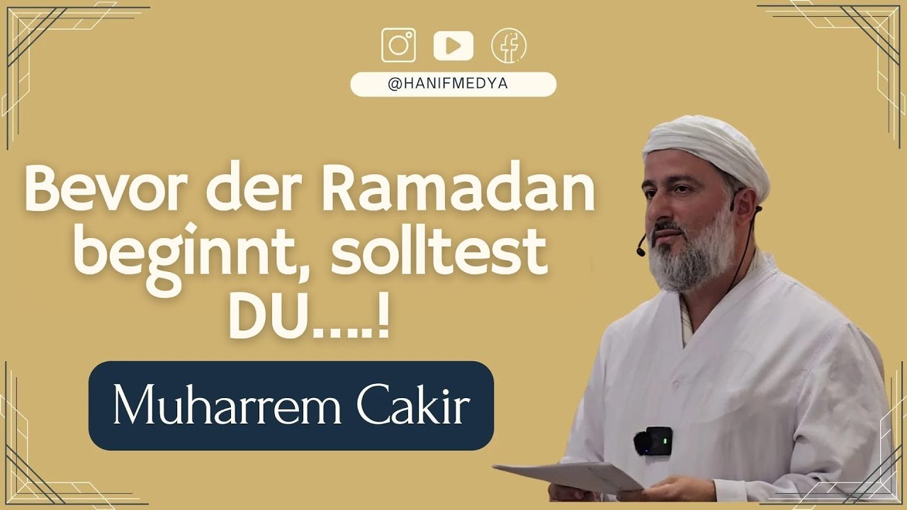 Bevor der Ramadan beginnt, solltest DU&hellip;.!