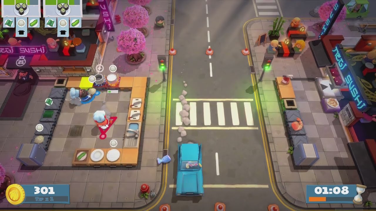 Overcooked 2 - PS5 - Jogo em dupla para cozinhar | multiplayer coop