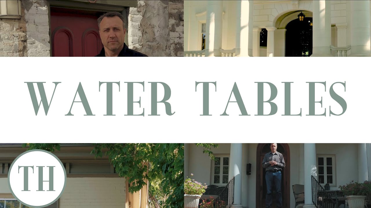 What is a Water Table?  : Architectural Snippets