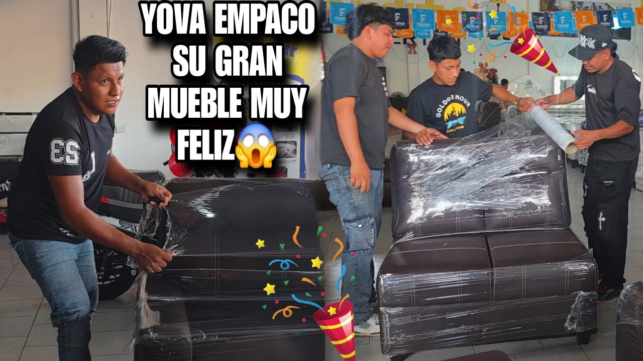 YOVA Sorprenderá A MANU🎁Así Empaco Todos Los Muebles De Lujo Que Llevara‼️Tienes Que Ver Esto😱