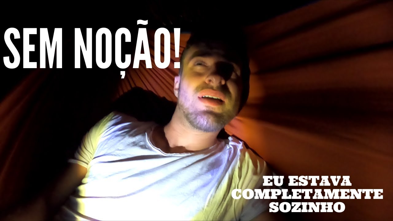 Fui ACAMPAR SOZINHO e me CAGUEI de MEDO! (Um cara veio me incomodar de madrugada) - Veja no que deu