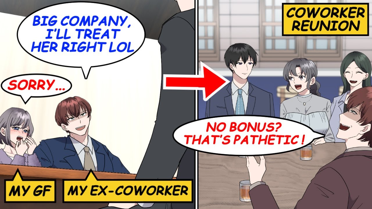 My gf left me for my coworker after I quit… Years later, I saw him at a coworker reunion…!? [Manga]
