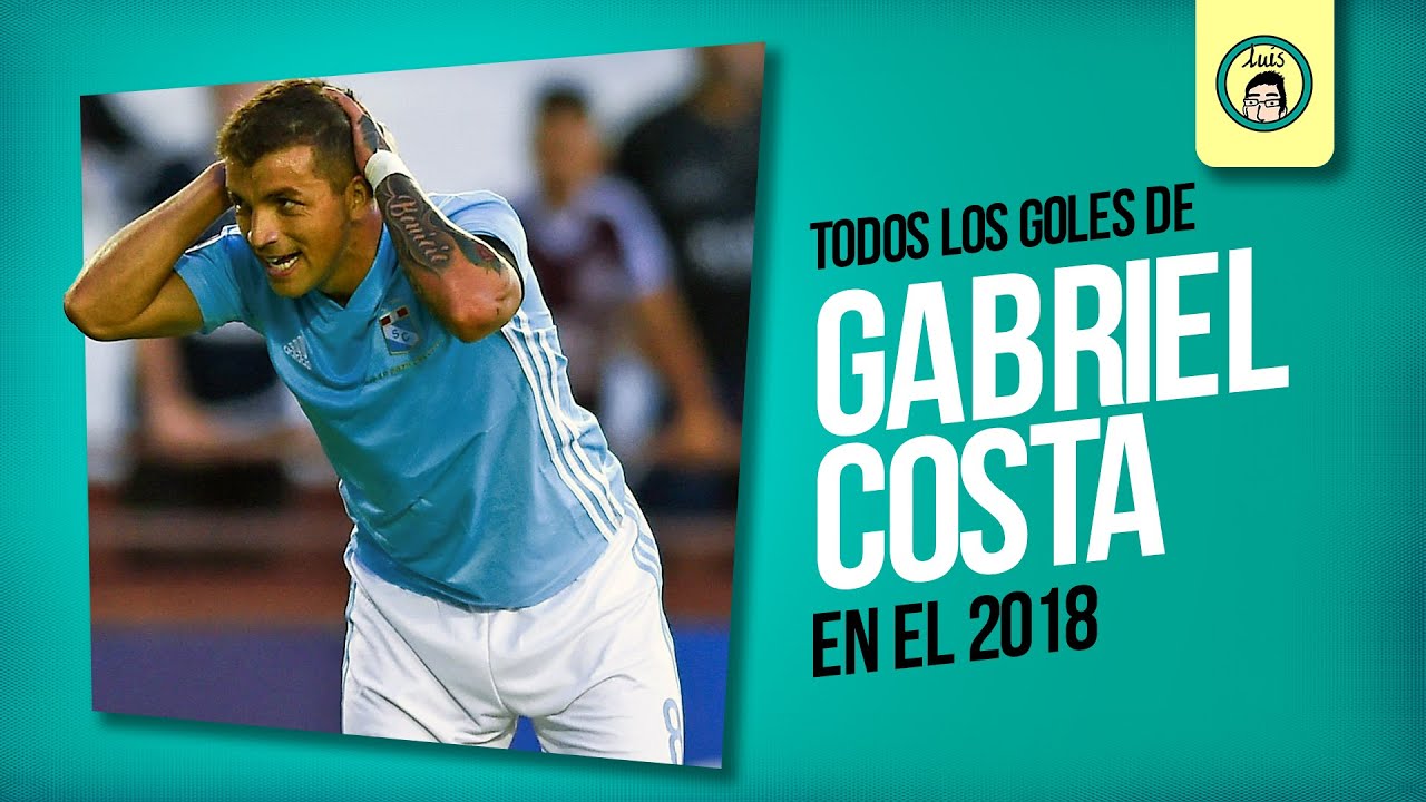 TODOS los GOLES de GABRIEL COSTA con SPORTING CRISTAL en 2018 | albto