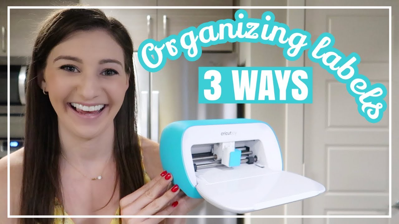 HOW TO MAKE LABELS WITH THE CRICUT JOY // Home Organization Labels + Vinyl, Iron-On, & Smart Labels