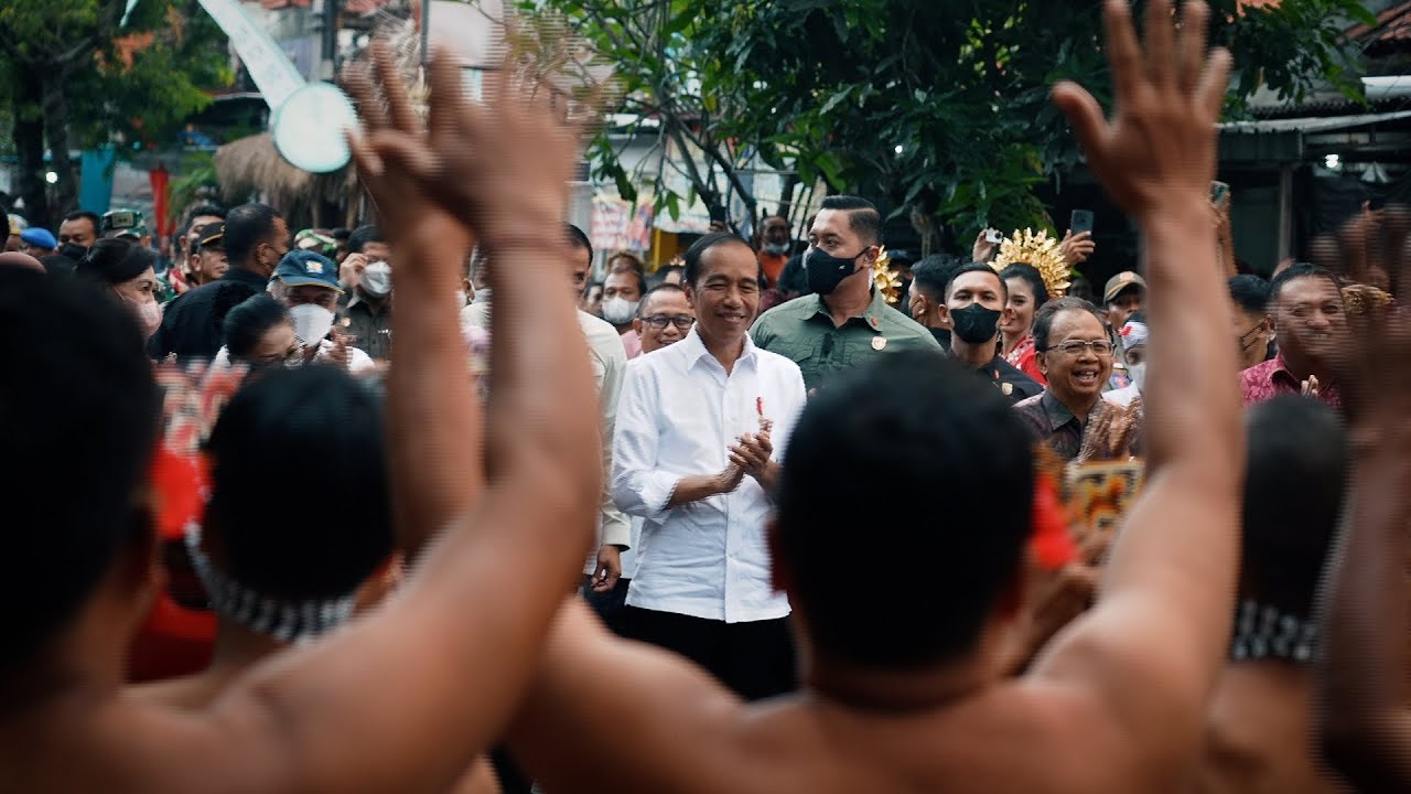 Presiden Jokowi Resmikan Pasar Seni Sukowati, Gianyar, 1 Februari 2023