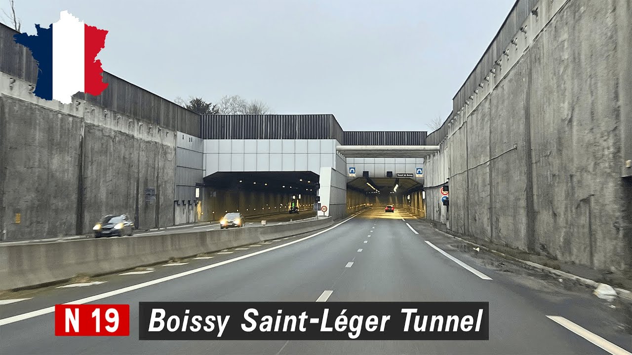 France (F): N19 Boissy-Saint-L&eacute;ger Tunnel