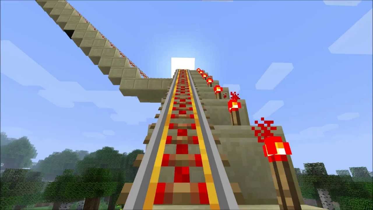 Minecraft | Die längste Achterbahn von 2012! 18min. O_o