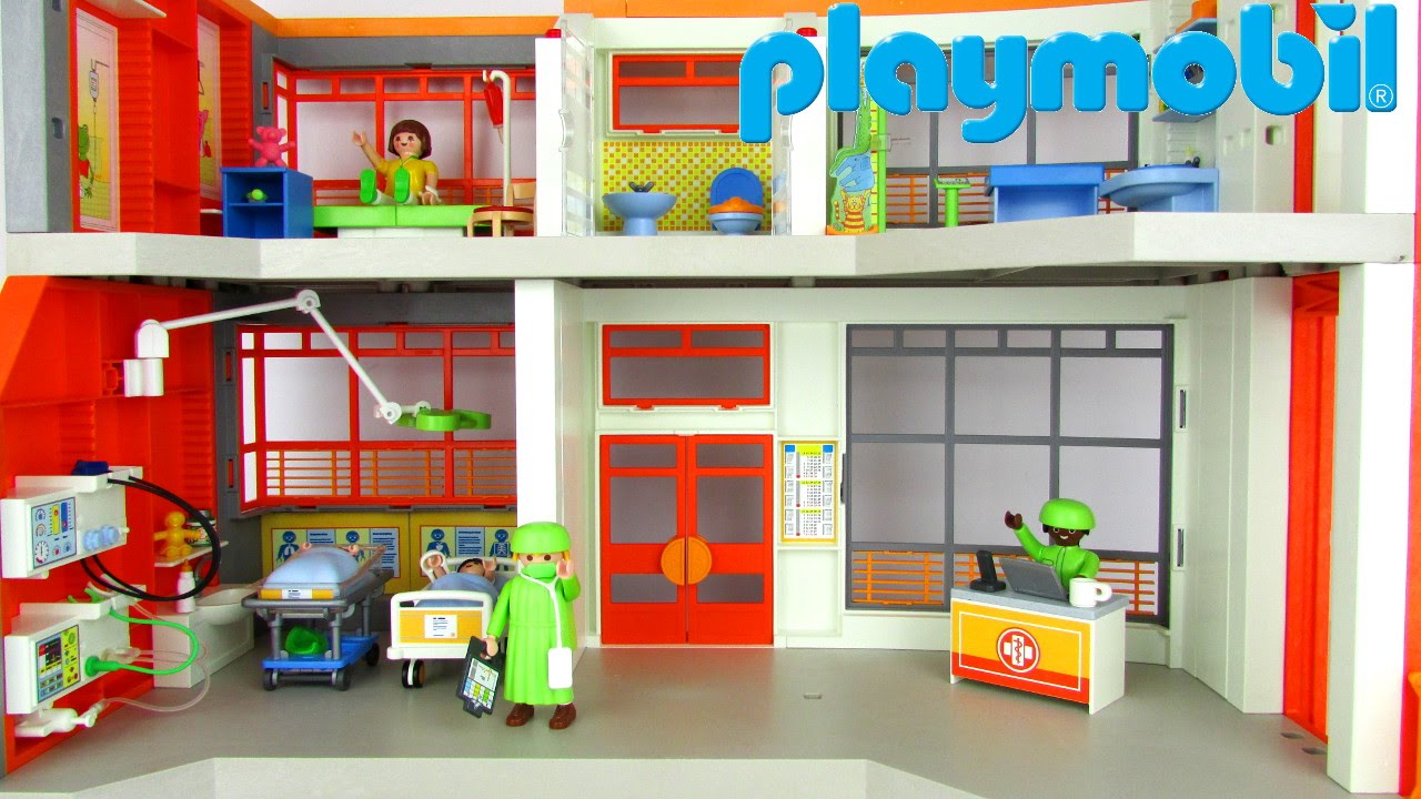 Playmobil Children's Hospital City Life 2016 Playset 6657 Unboxing by Toy Review TV
