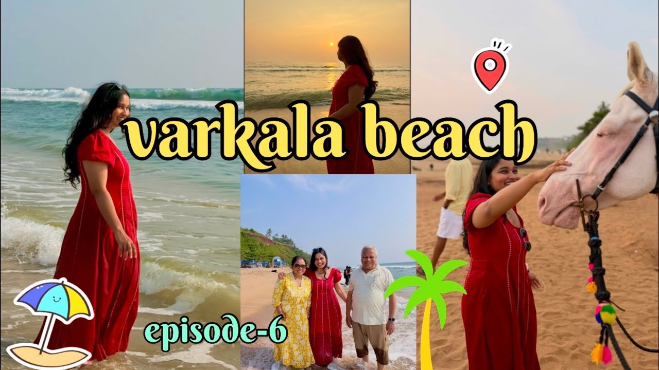 final episode || padmaswami temple 🛕 || varkala beach|| food|| and much more
