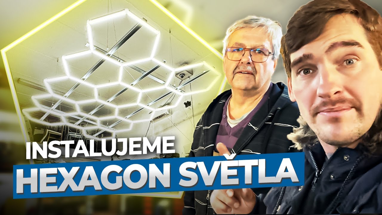 Luxusní osvětlení do dílny? HEXAGON světla krok za krokem