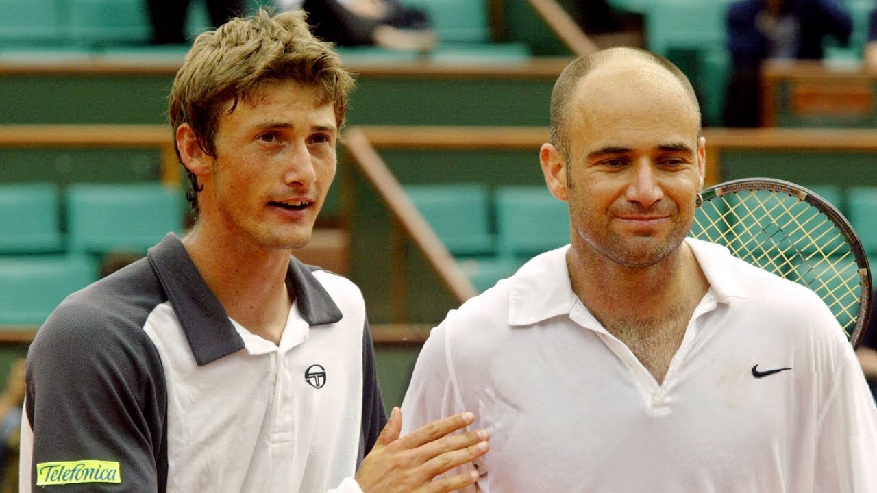 Andre Agassi vs Juan Carlos Ferrero 2002 Roland Garros QF Highlights