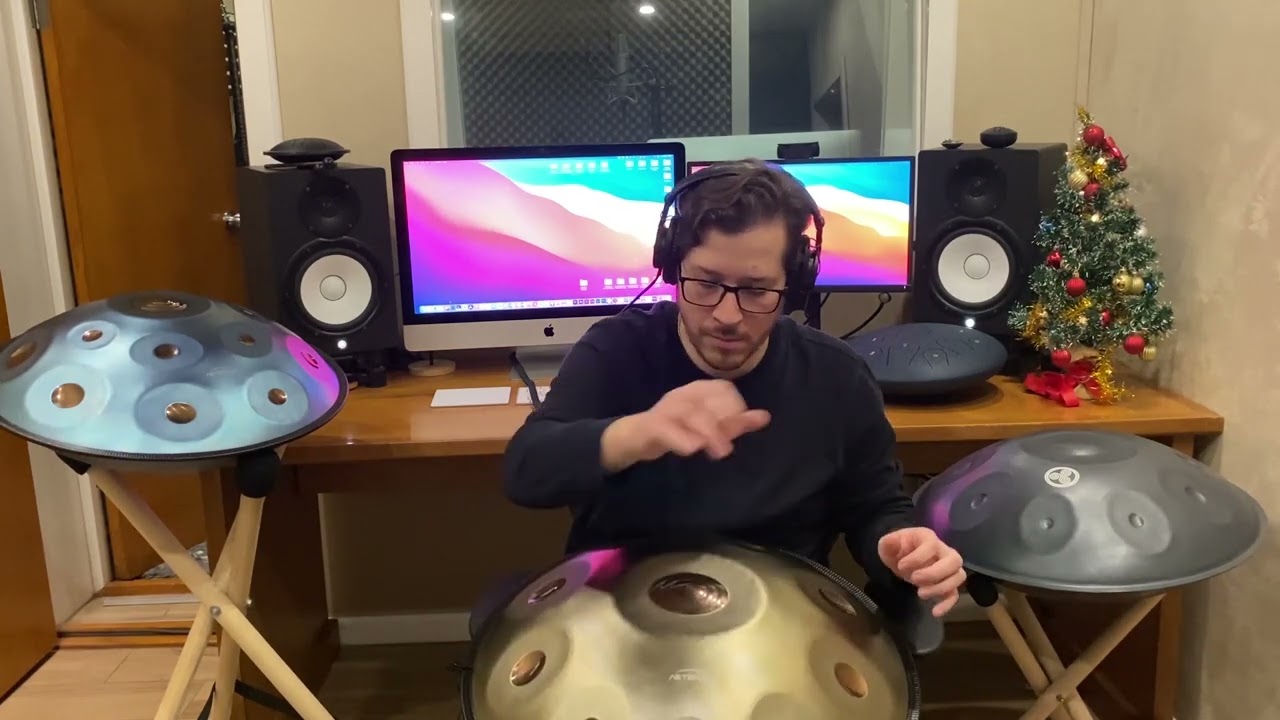 Christmas Eve Song And Many Handpans | Handpan Music #handpanplayer #handpanmusic #handpanmusician