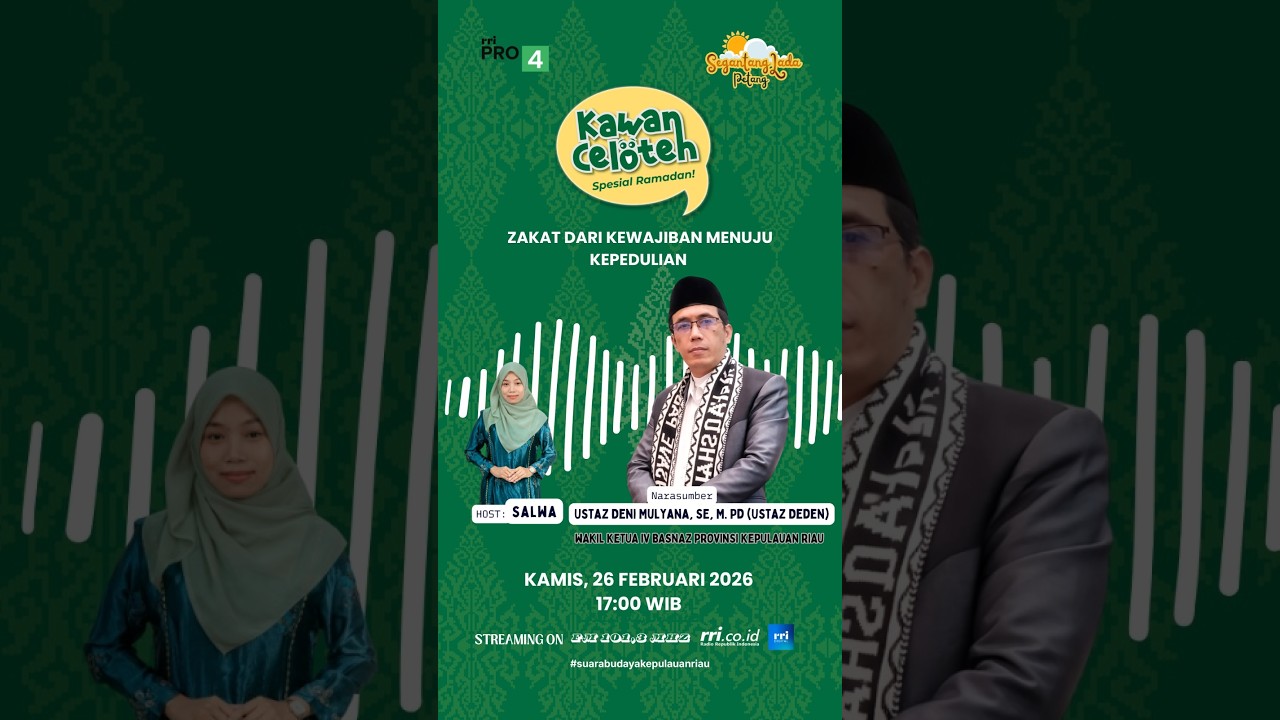 Kawan Celoteh Ramadhan: Zakat dari Kewajiban Menuju Kepedulian