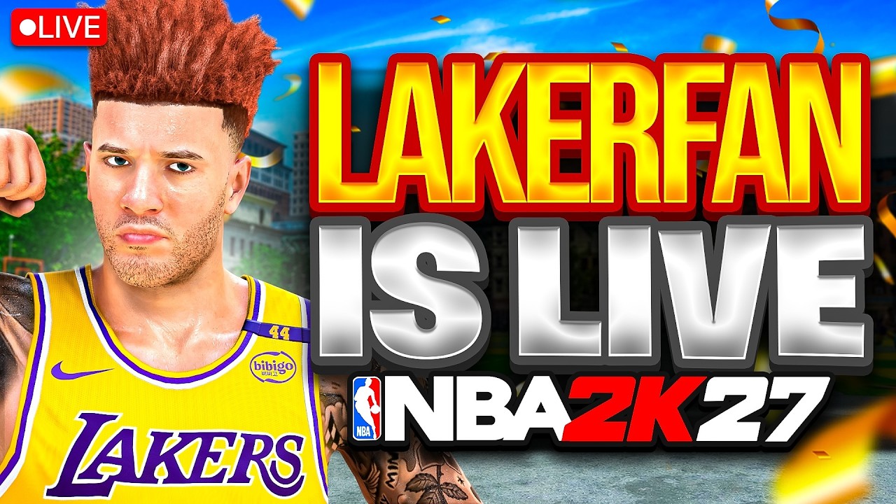 LIVE ON MY 6'8 PURE SLASHER DEMIGOD IN NBA 2K27