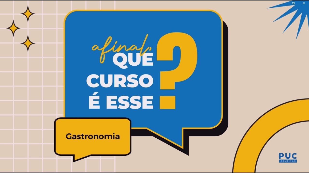 Gastronomia - Afinal, Que Curso é Esse? | PUC-Campinas
