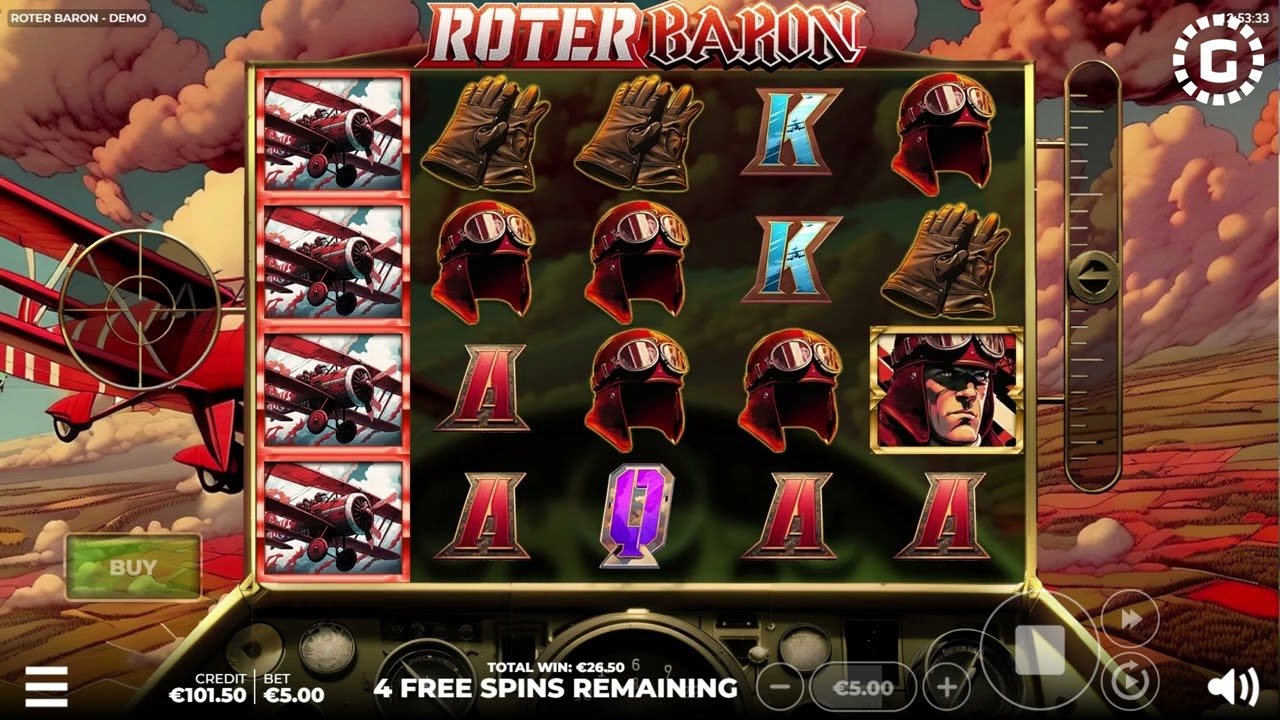 Roter Baron by H&ouml;lle Games Slot Features | GamblerID