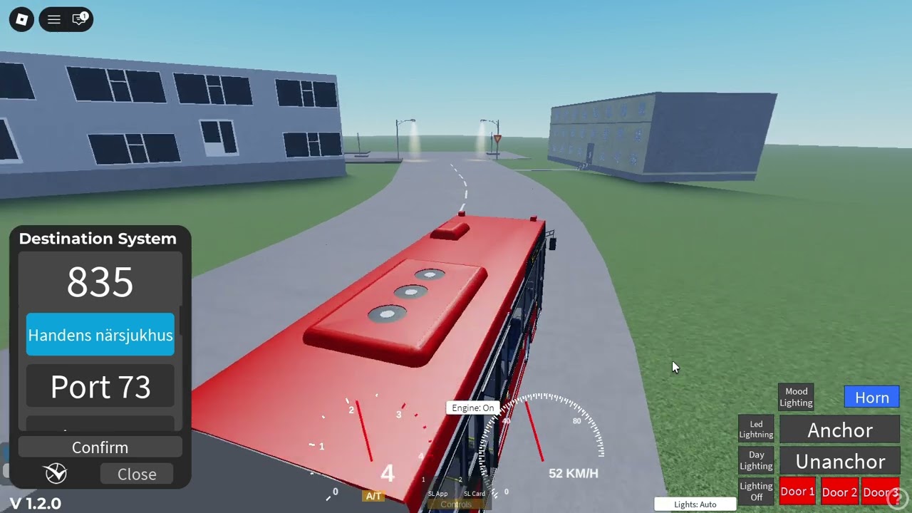 Haningetrafiken roblox linje 835 från Haninge Centrum till Handens Närsjukhus (del 1 av 4)