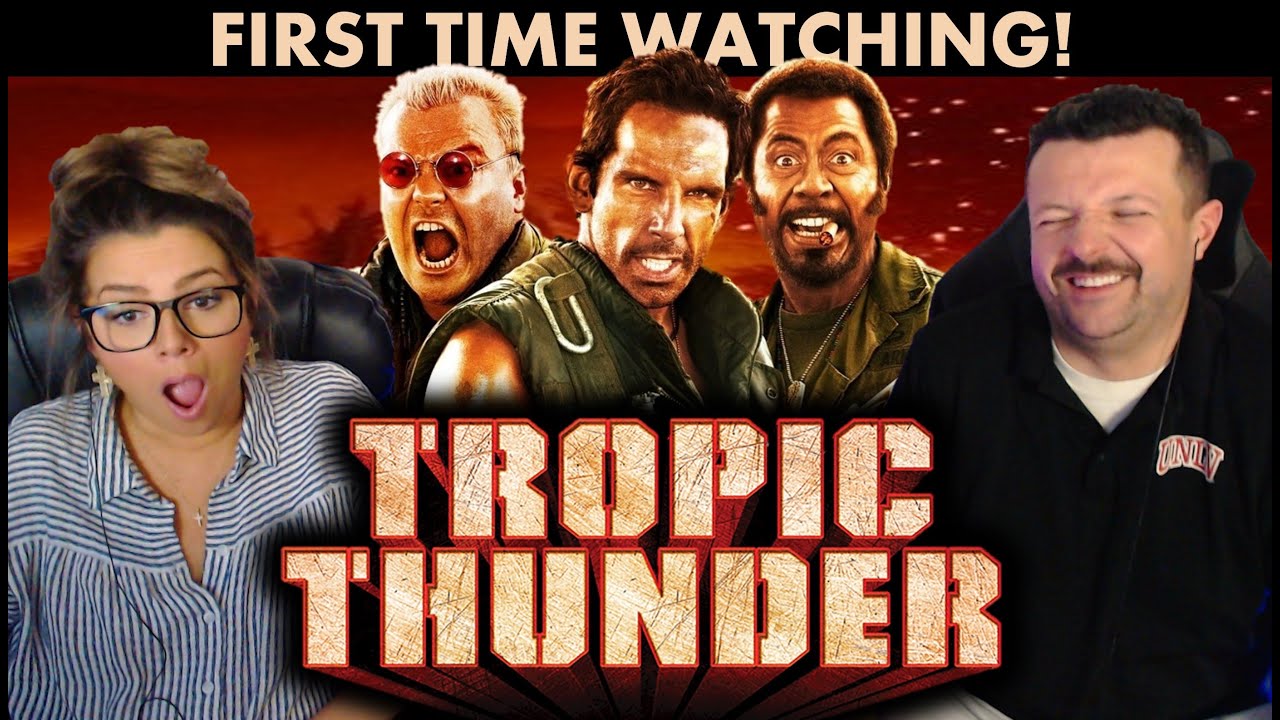 How Did They Get Away With This?!? TROPIC THUNDER (2008) *First Time Watching*