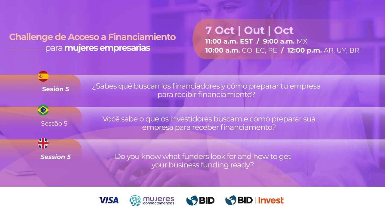 Asistencia Técnica - Challenge de Acceso a Financiamiento - Sesión 5