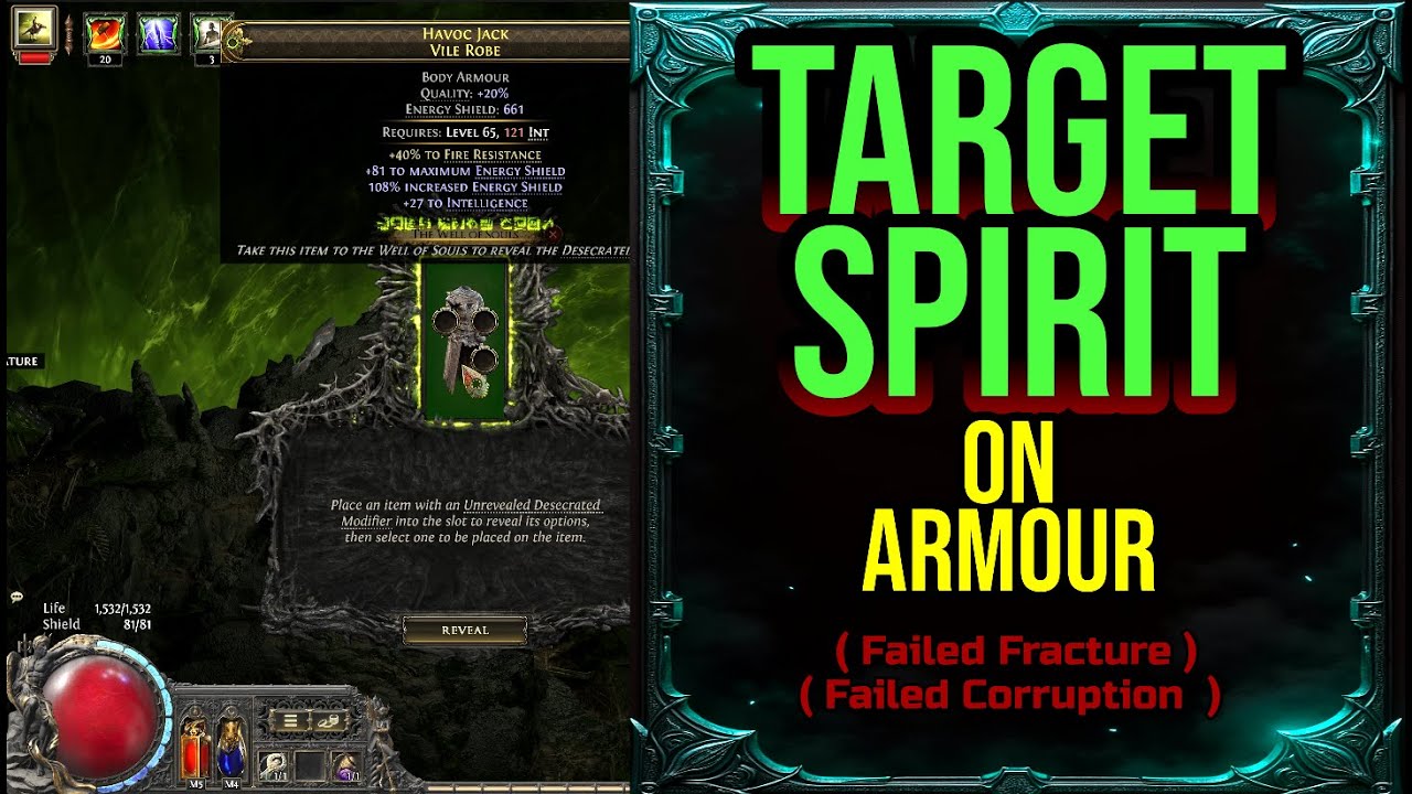 Trying to Target Spirit on This Craft #pathofexile2 #poe2 #crafting