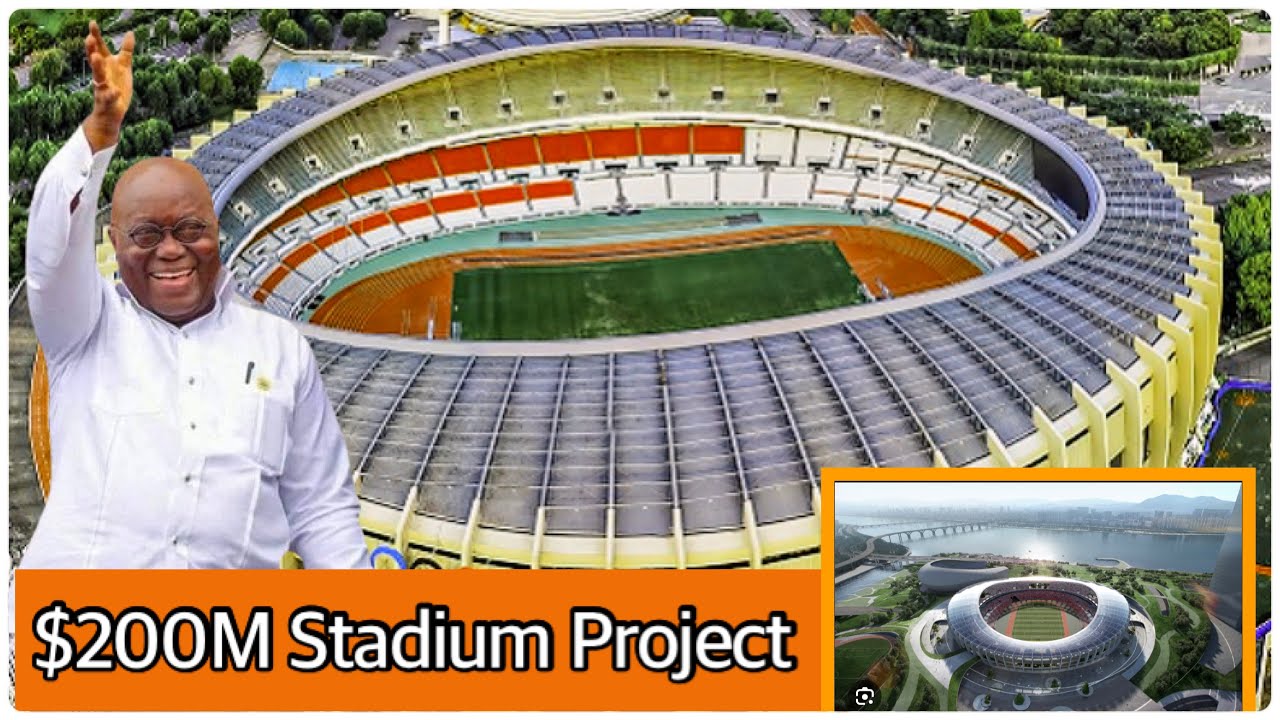 Finally the $200M Stadium To Host All African Games Commissioned By Akuffo Addo 🇬🇭🇬🇭