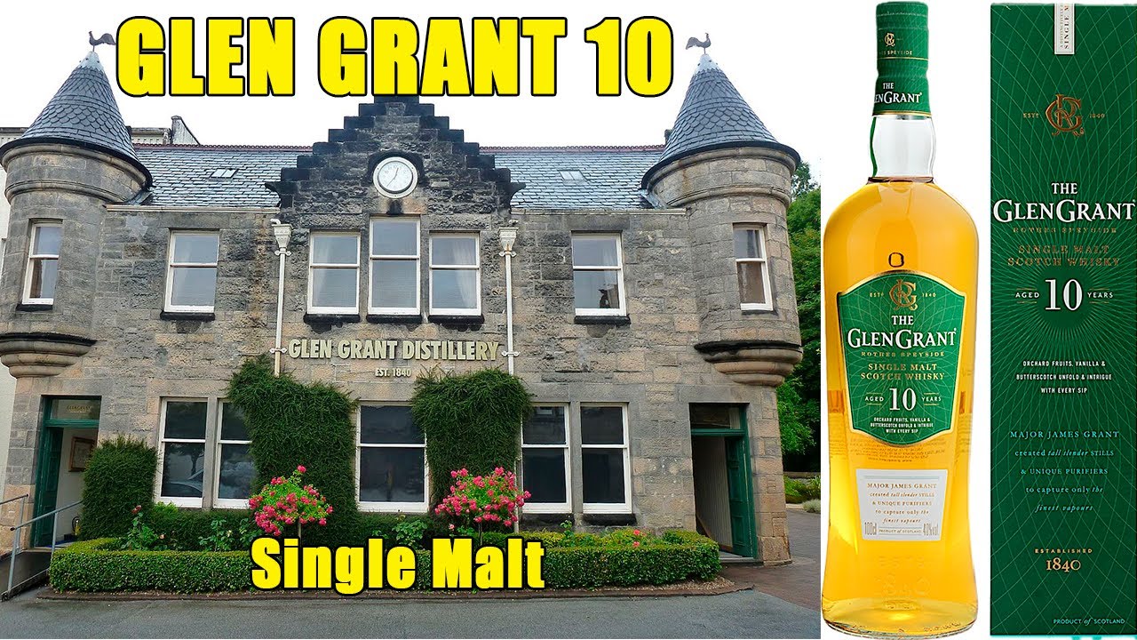 Обзор виски GLEN GRANT 10. Шотландский Scotch, Single Malt.