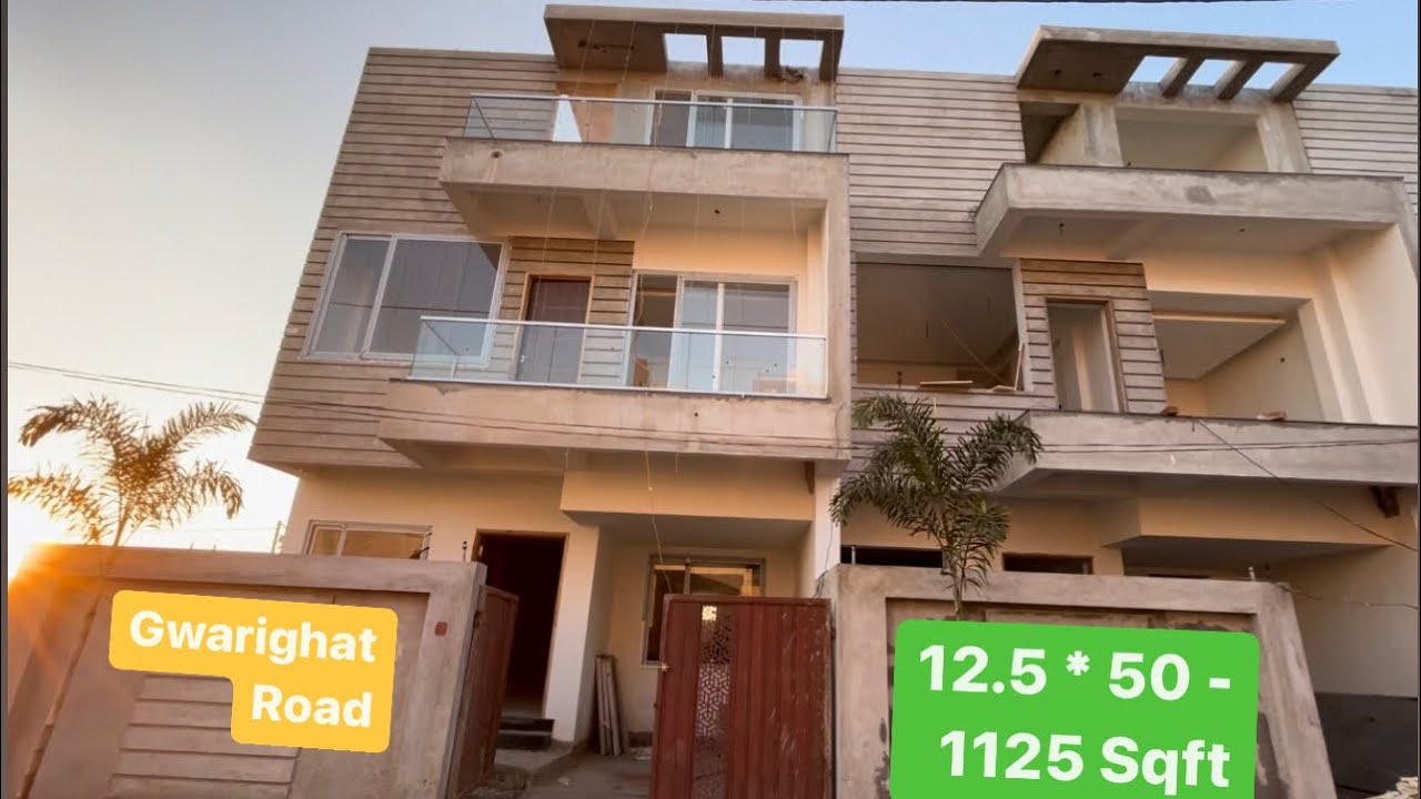 V-2 ,3BHK Luxury Duplex 22.5 * 50 =1125 Sqft. Property For sale at Jabalpur Gwarighat
