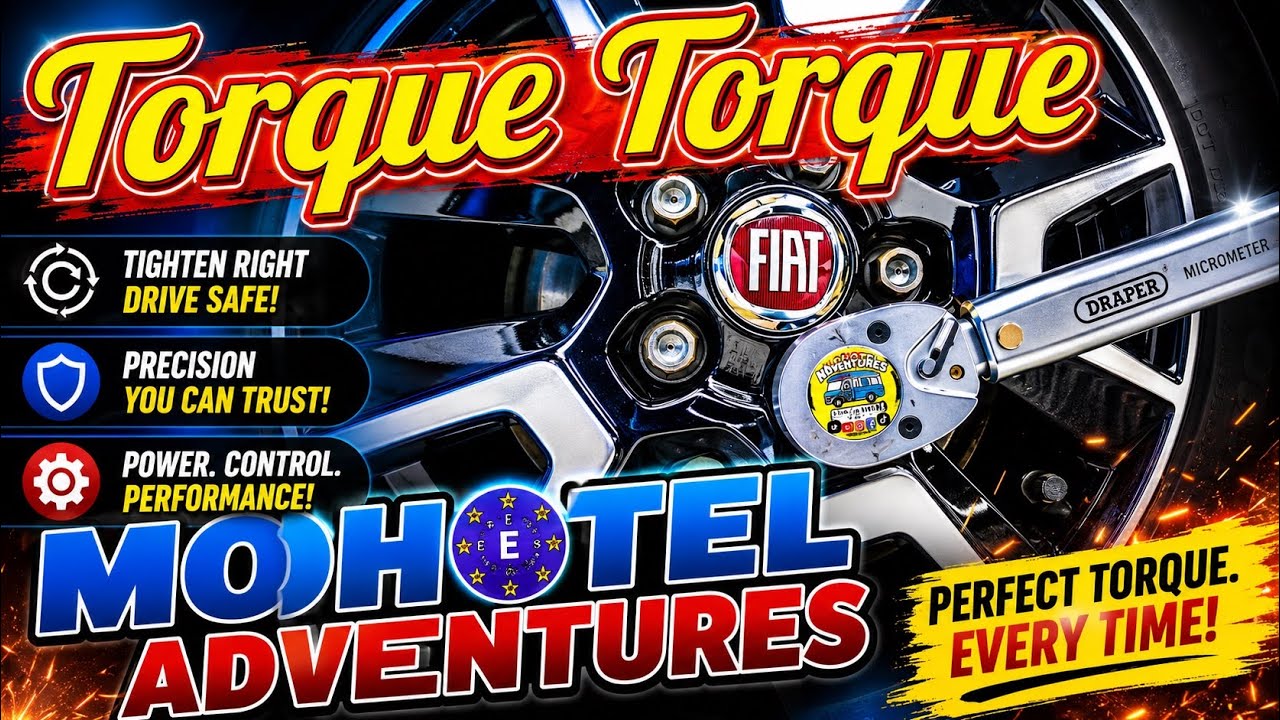 Fiat Ducato Motorhome Camper Van Tightening Torque Wheel Bolts Sequence