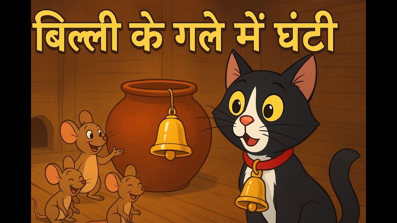 बिल्ली के गले में घंटी I Hindi Kahaniya I Moral Stories I Panchtantra Ki Kahaniyan I Fairy Tales