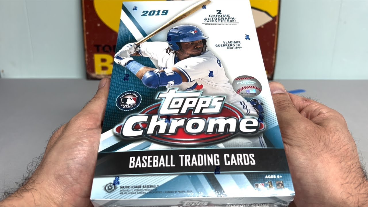 2019 Topps Chrome Hobby Box - Crazy Box!!!!!