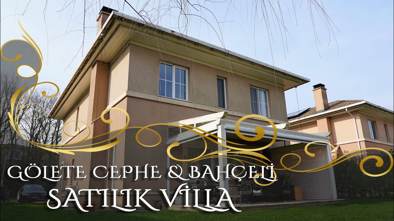 Çekmeköy Ömerli Kasaba’da Satılık Lüks Villa | 3.Etap Gölete Cephe Bahçeli!