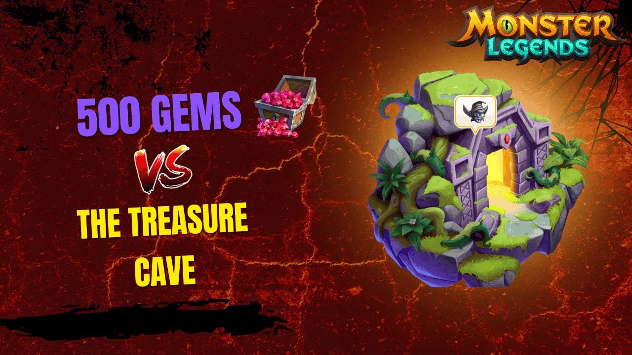 500 gems VS the treasure cave! I Monster Legends