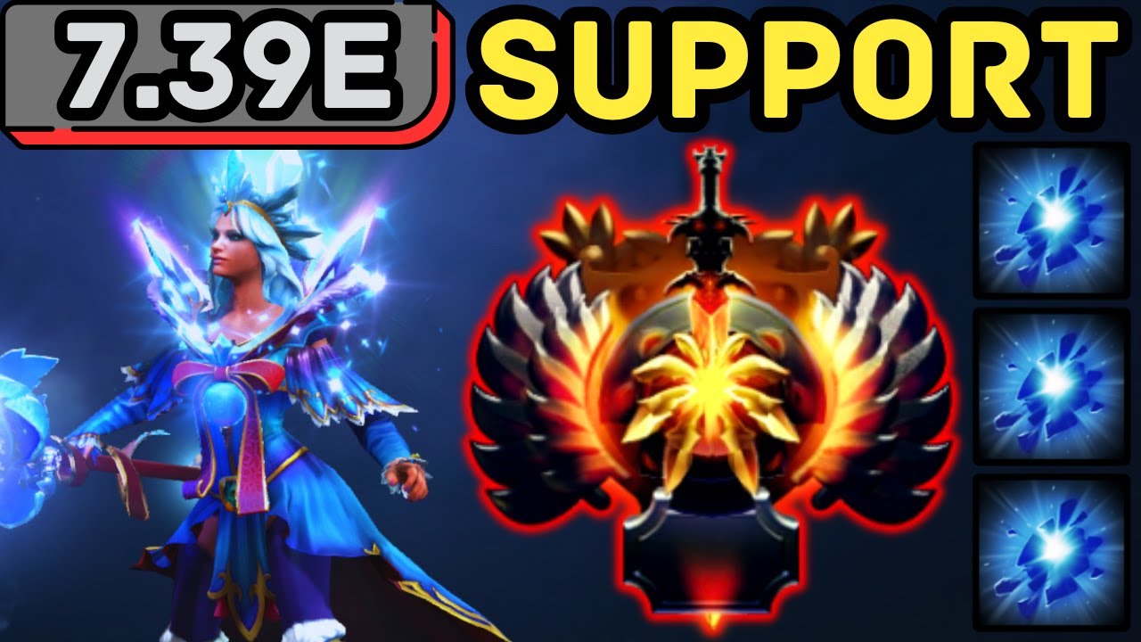 🔥 THIS IS HOW TO FREEZE EVERYONE &mdash; CRYSTAL MAIDEN HARD SUPPORT | DOTA 2 🔥