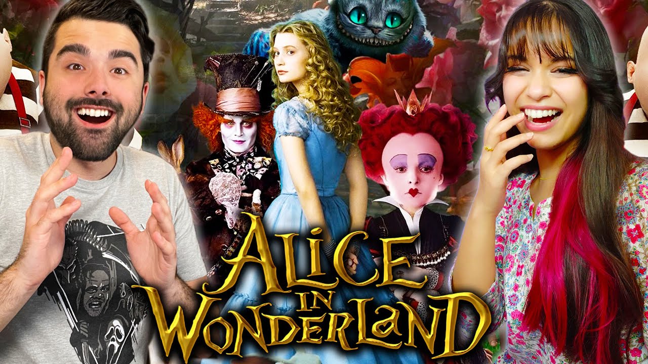 We Watched ALICE IN WONDERLAND For the FIRST TIME! MOVIE REACTION Tim Burton's 2010