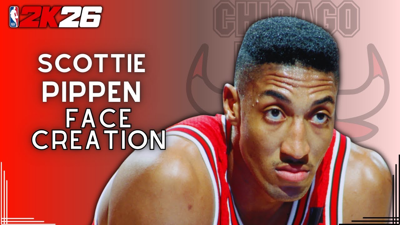 Лучшее создание лица Скотти Пиппена в NBA 2K26!