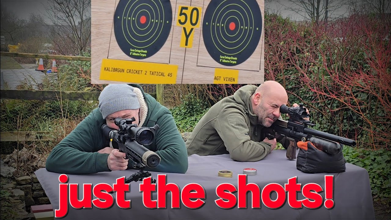 KALIBRGUN VS VIXEN 😰 JUST THE SHOTS 50 YARD COMPETITION!!!