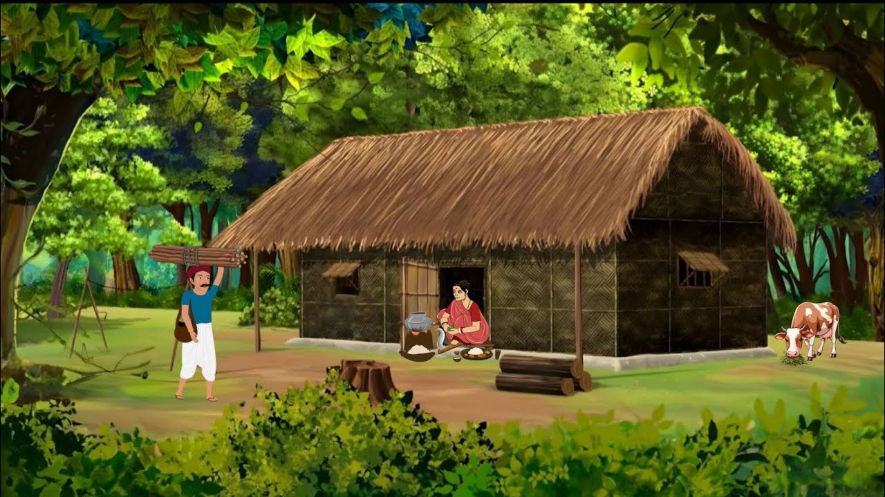 बारिश का कहर // bedtime hindi khaniya // cartoon moral story / barish ka khar / moral stroies