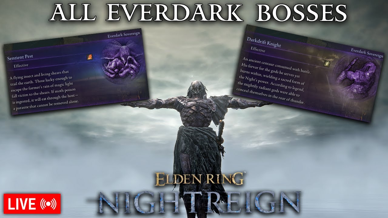 All NEW Everdark Bosses (Solo Executor) | Elden Ring Nightreign