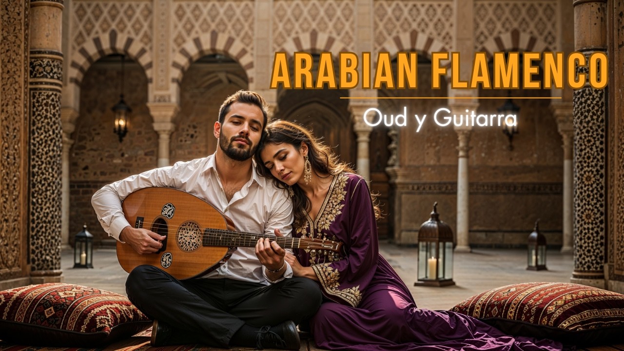 Arabian Flamenco Sunset 🌅 Oud y Guitarra Española Chill Mix 2 Hora Mágica