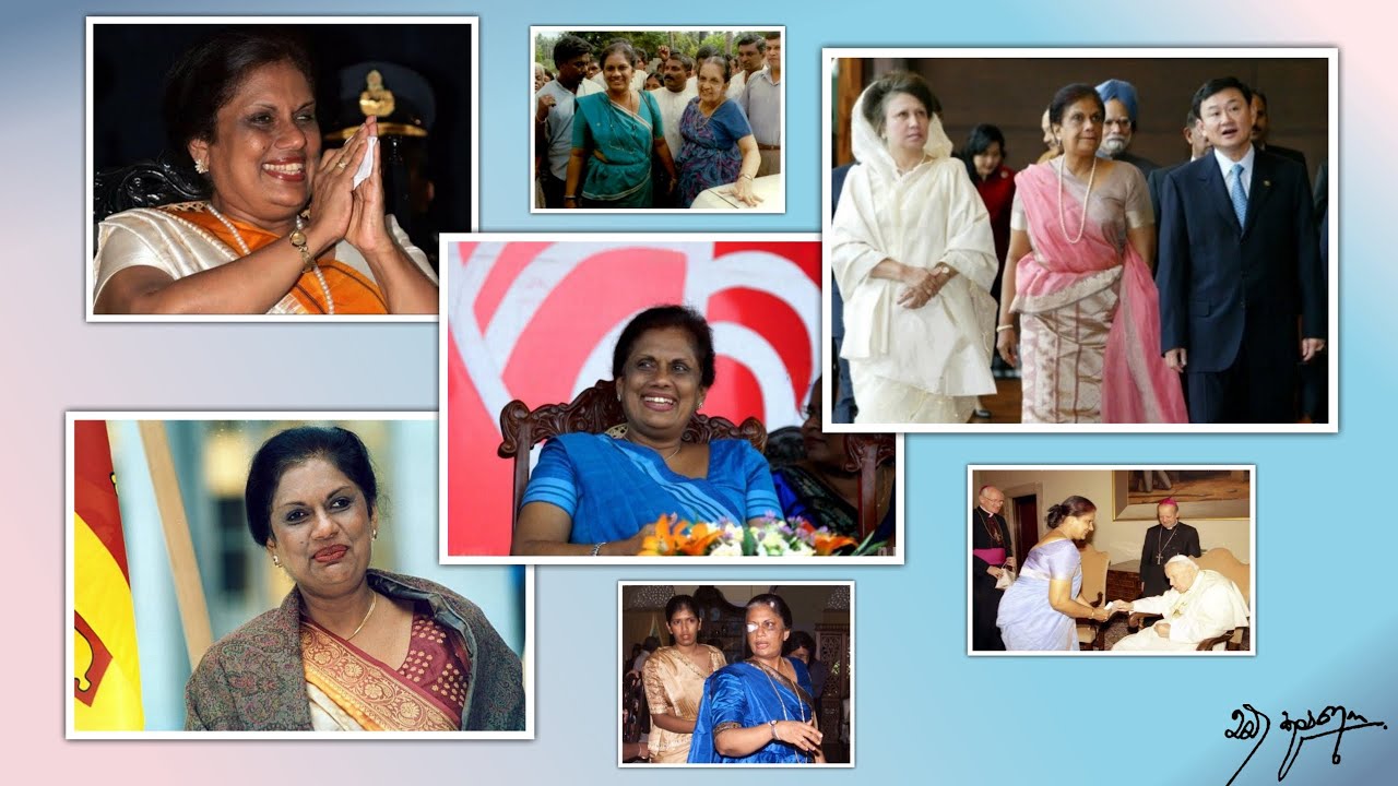 This Presentation Is Onn The Occasion Of The Birthday Of Madam Chandrika  Bandaranaike Kumaratunga