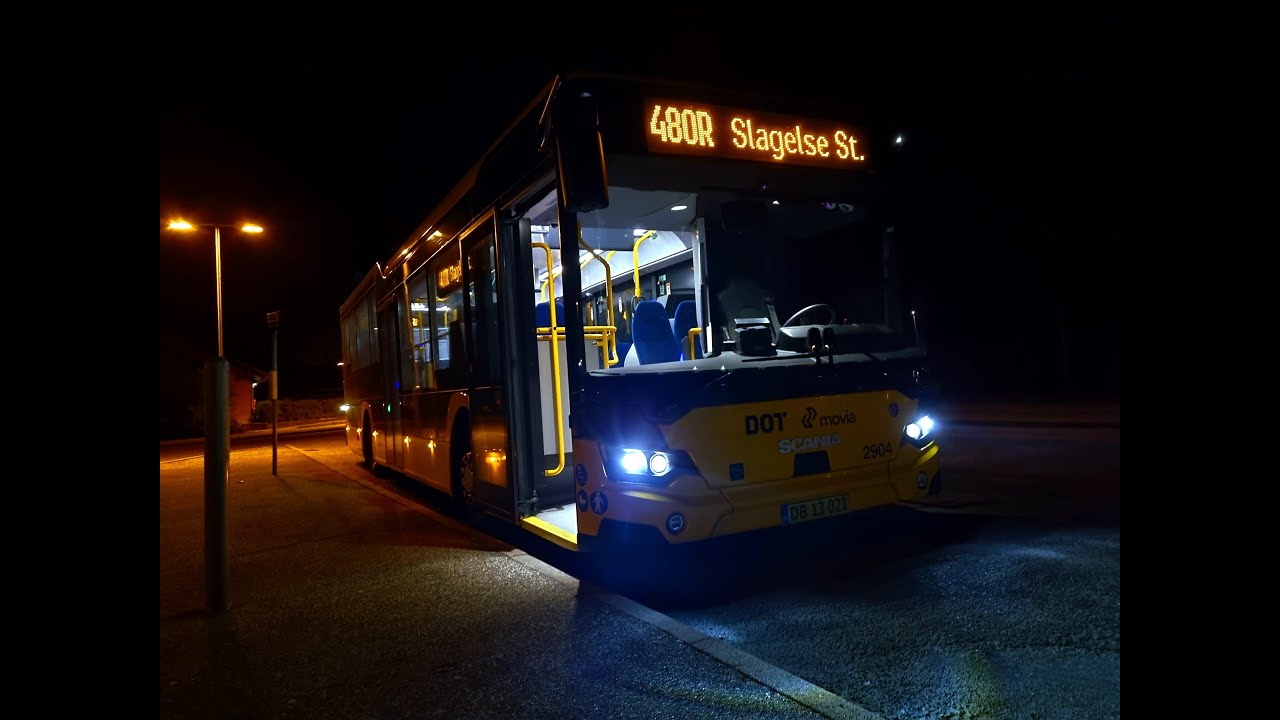 480R Næstved - Slagelse (Bus Driver POV)