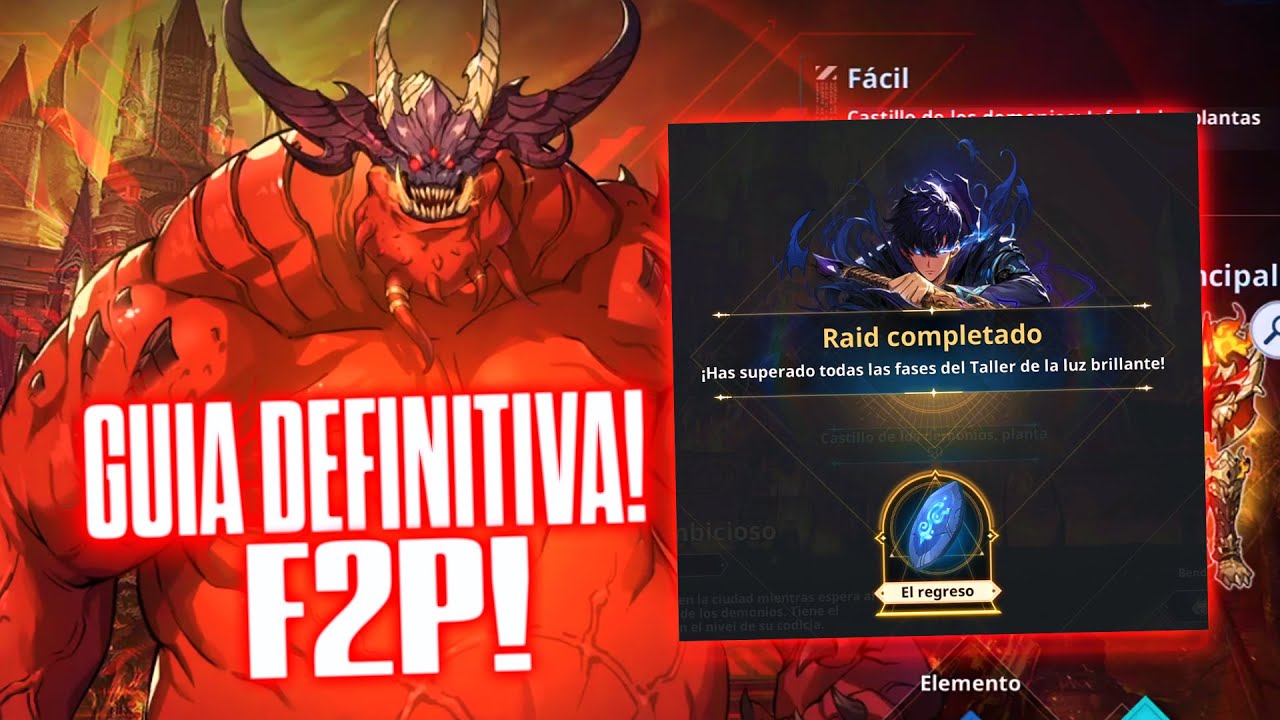 🔥¡GUIA DEFINITIVA F2P DEL TALLER DE LA LUZ BRILLANTE!🔥 Solo Leveling: Arise
