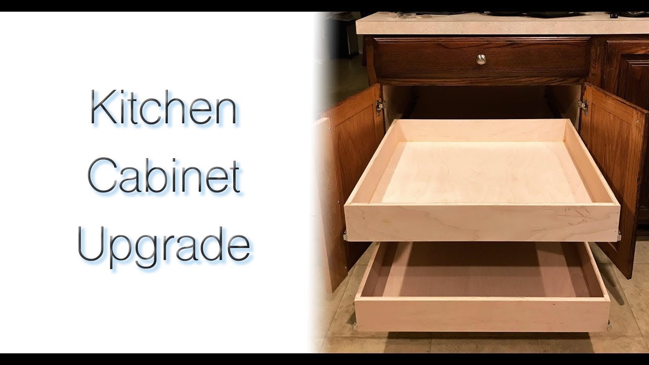 DIY Kitchen Cabinet Upgrade with Full Extension Pull Out Drawers