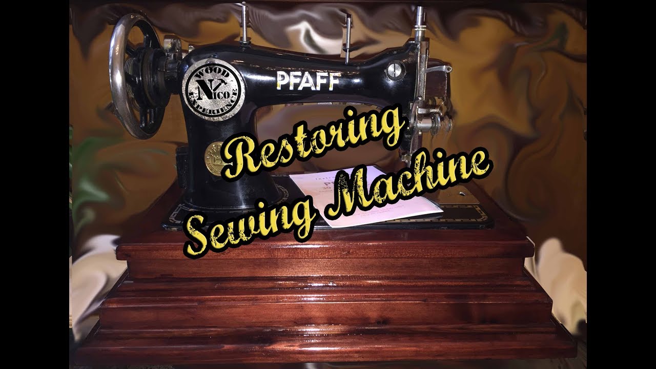 Restoring Sewing Machine - Restauro Macchina per Cucire - Pfaff 31