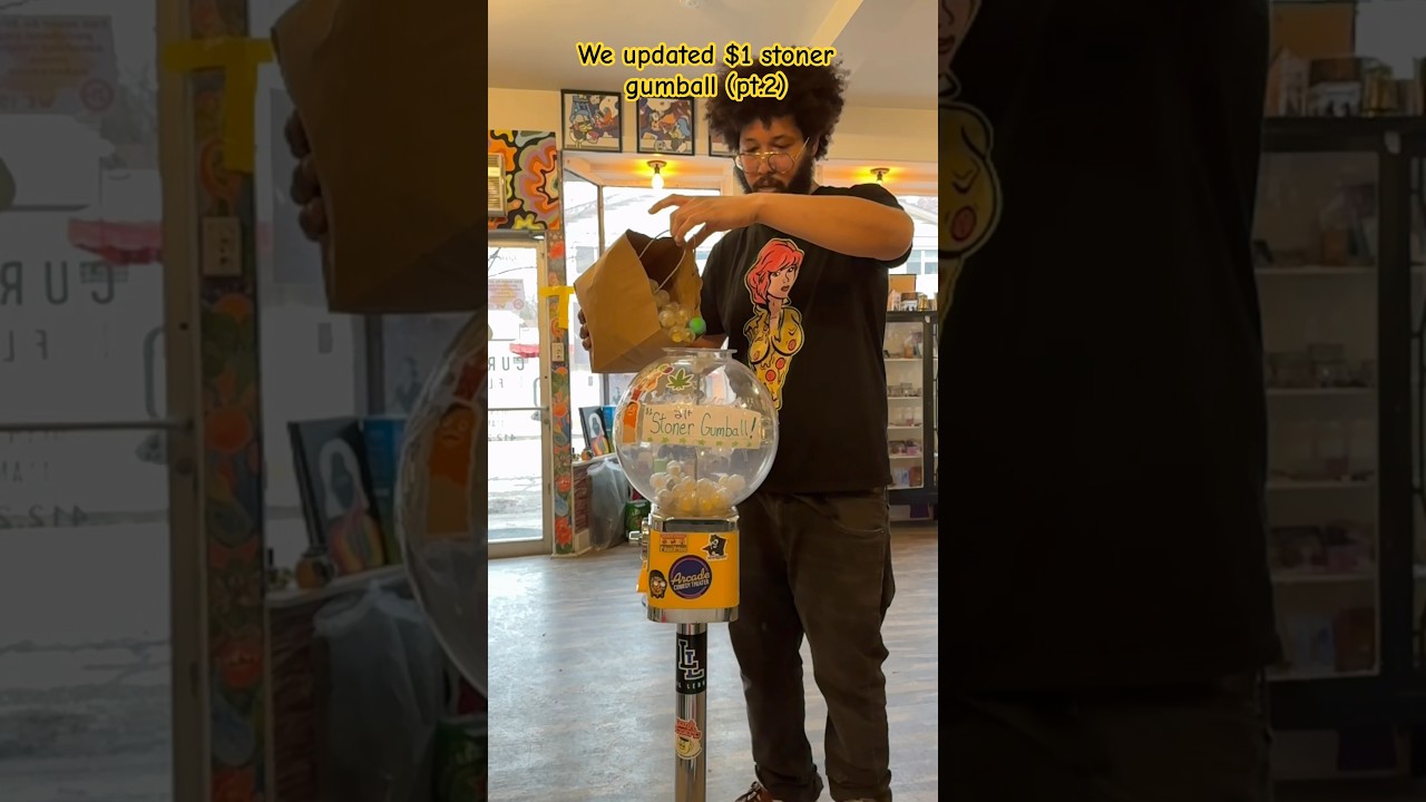 We updated the $1 stoner Gumball (part two) #funthingstodo #shorts